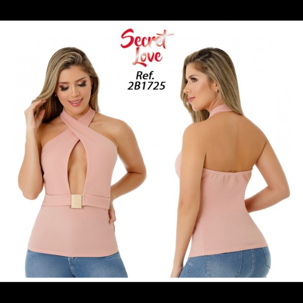 Colombian 🇨🇴 Sexy Pink Blouse Size M